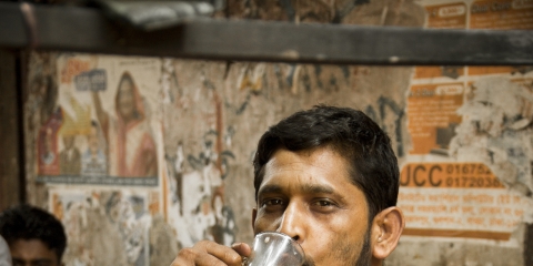 Drinking tea, Bangladesh market